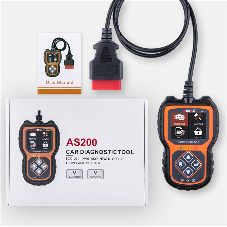 Ancel AS200 OBD2 Car Diagnostic Scanner