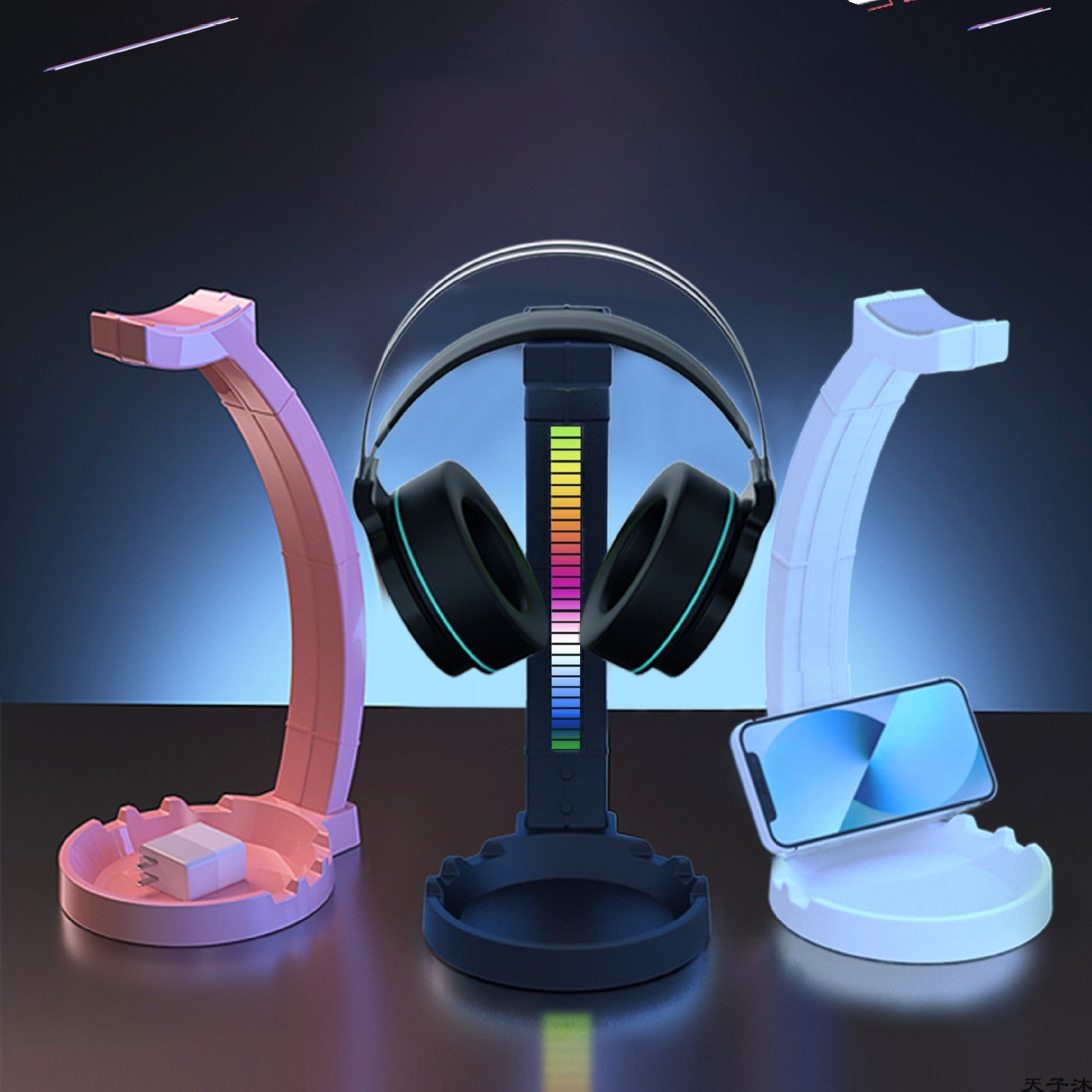 RGB Atmosphere Lamp Headset Holder
