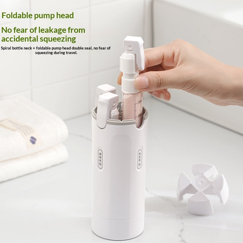 4-in-1 Travel Dispenser Bottles Set