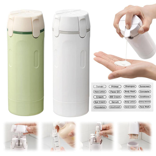 4-in-1 Travel Dispenser Bottles Set