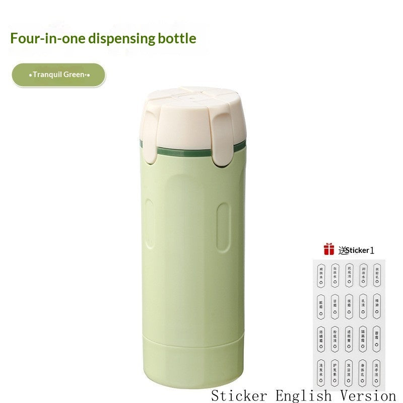 4-in-1 Travel Dispenser Bottles Set